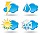 Free Weather Icons Vector Set