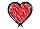 Scribble Heart Vector Art