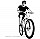 Cyclist Vector Image