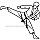 Karate Fighter Vector Image