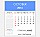 Editable Calendar October 2016