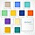 Colorful Rounded Squares Background Vector
