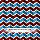 Vintage Colorful Chevron Pattern Vector brown and blue seamless pattern