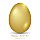 Golden Easter Egg Vector Image