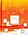 Orange Background with Square Design Vector Template