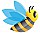 Free Cartoon Bee Vector