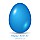 Blue Easter Egg Clip Art