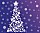 Abstract Sparkle Christmas Tree Vector Background