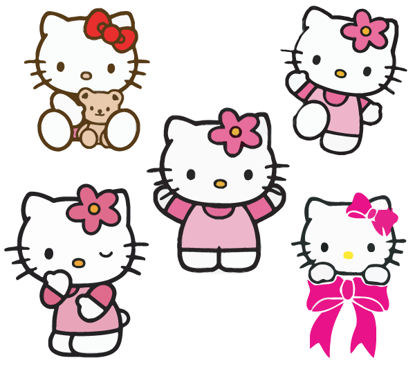 PSD Detail, Hello Kitty Pattern, Official PSDs