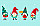Free vector hand drawn flat christmas gnomes collection